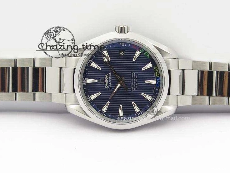 0428 Aqua Terra ‘PyeongChang 2018’ V6F Best Edition Blue Dial On SS Bracelet A UrbanChic 8251